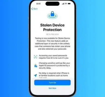 鄂伦春苹果授权维修店分享被盗设备保护功能开启方法 