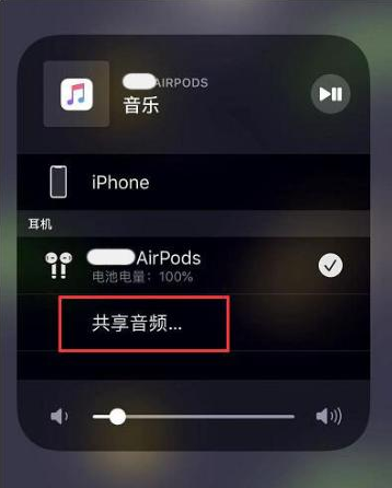 鄂伦春苹果14音频维修点分享iPhone14音频共享设置方法 