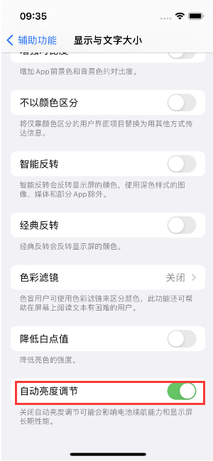 鄂伦春苹果15维修店分享iPhone 15 Pro系列屏幕亮度 